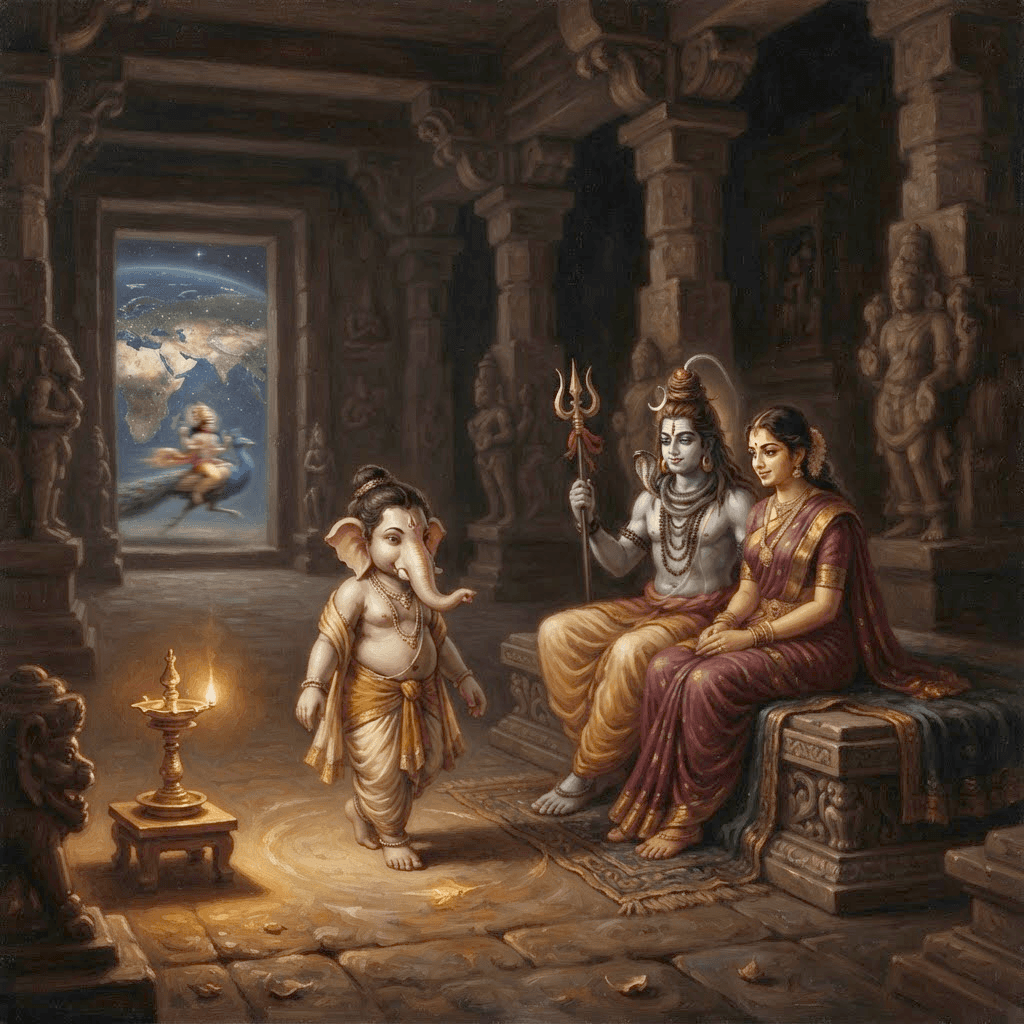 Ganesha en de ommegang