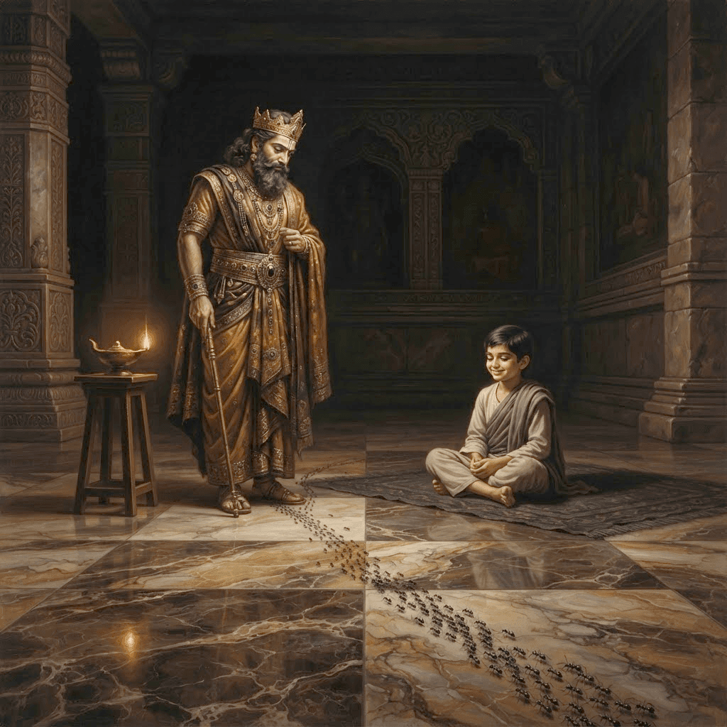Indra en de optocht van mieren